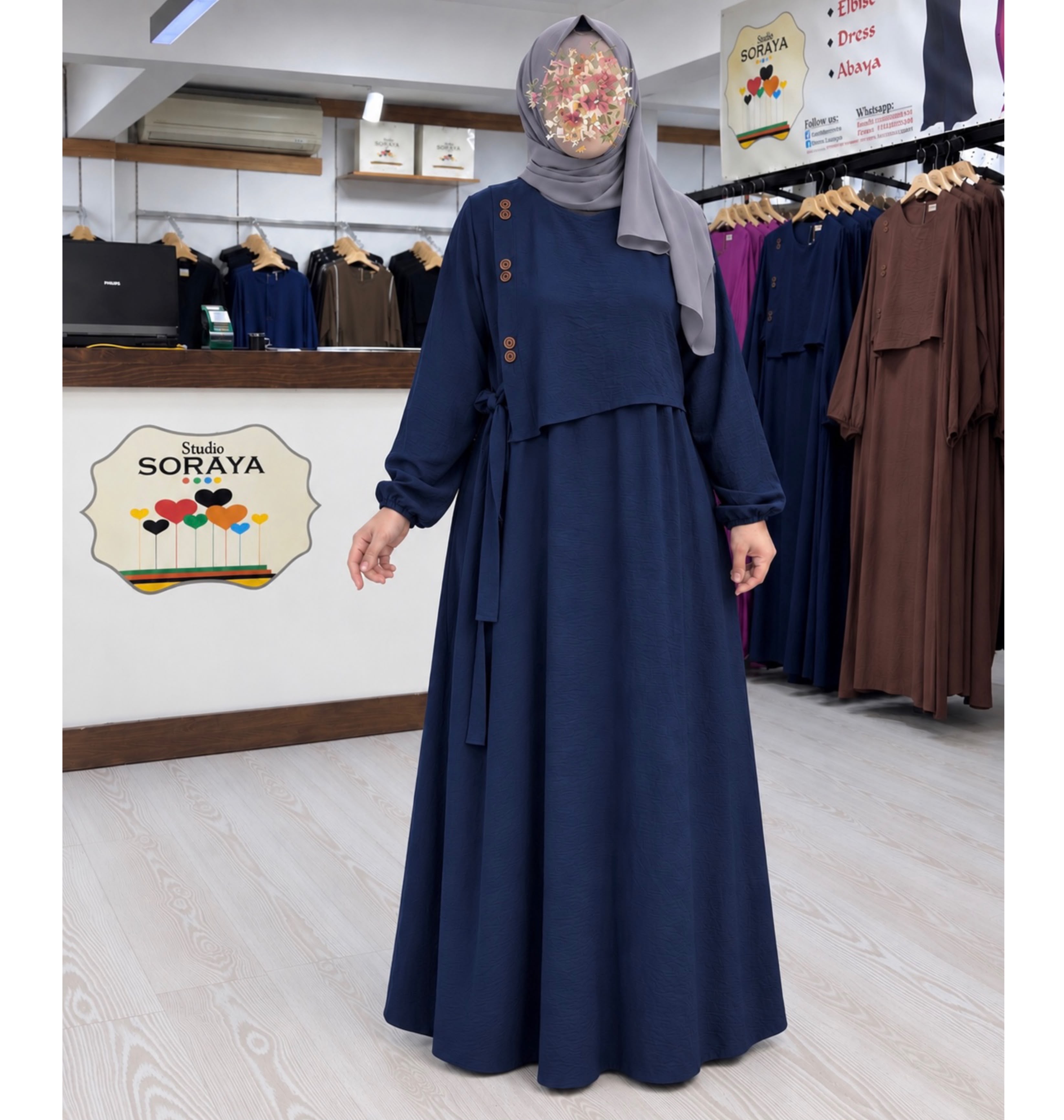YEŞİM ELBİSE MODELİ