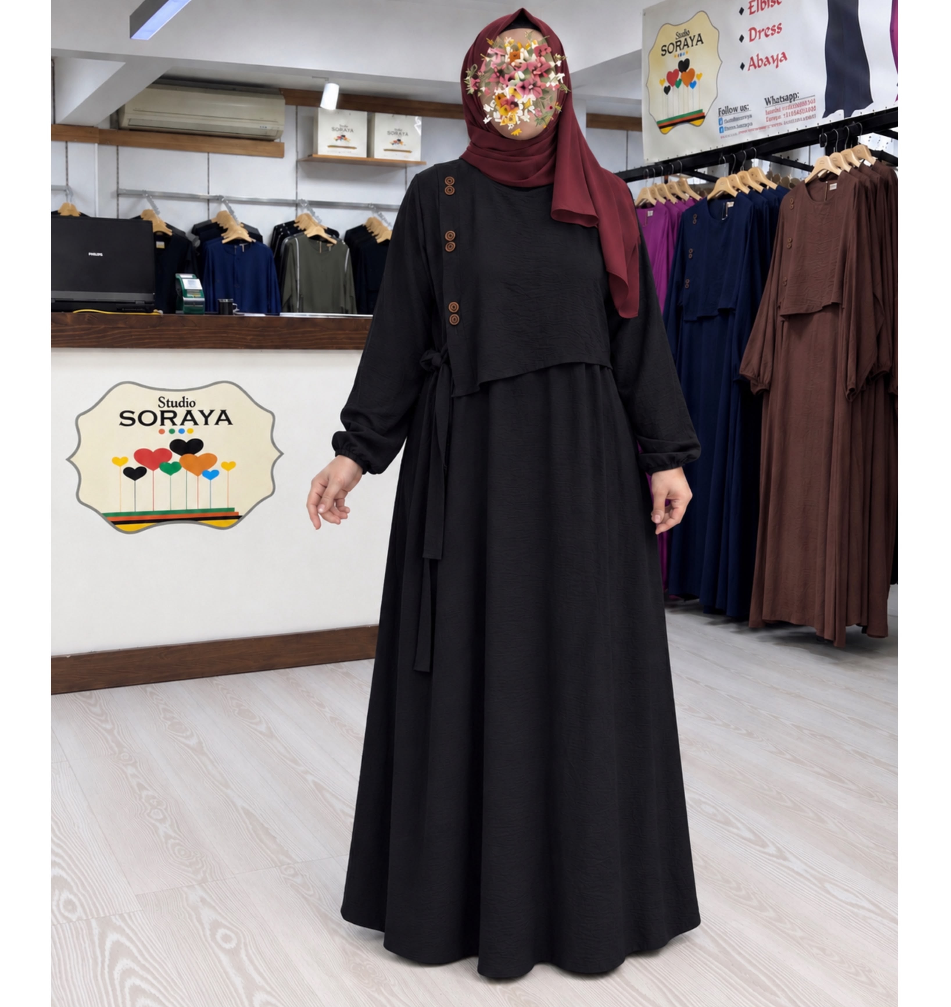 YEŞİM ELBİSE MODELİ