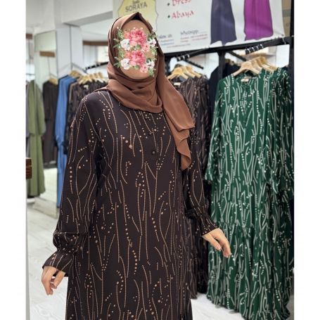 PRENSES VİSKON ELBİSE