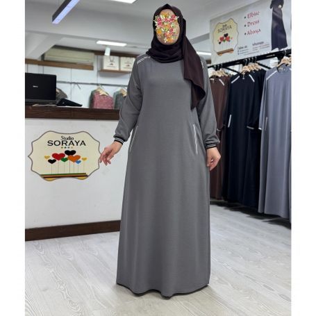 ARZU RİBANALI ELBİSE