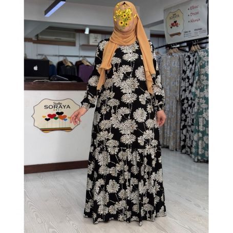 PRENSES  VİSKON ELBİSE